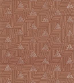 Meroe Wallpaper by Casamance Terre Battue/Cuivre