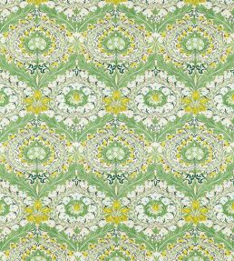 Merton Fabric by Morris & Co Leaf Green/Sky