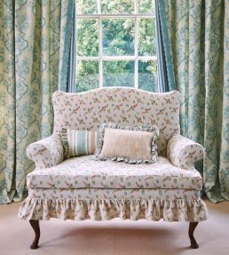 French Fancy Fabric by Madeaux 01 Eau De Nil