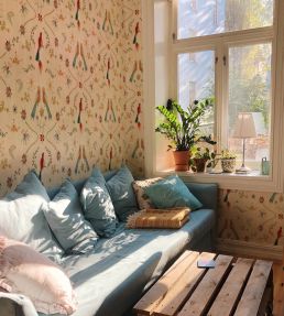 Metaphoric Birds Wallpaper by Coordonne Fawn