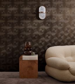 Meteore Wallpaper by Casamance Sable