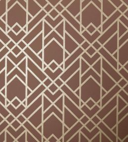Metro Wallpaper by 1838 Wallcoverings Amber Glow