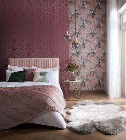 Metro Wallpaper by 1838 Wallcoverings Cassis