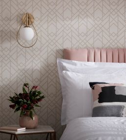 Metro Wallpaper by 1838 Wallcoverings Sand