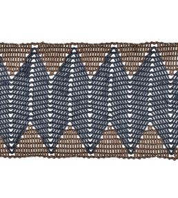 Mexico Guipure Braid 60mm Trimming by Houles Navy