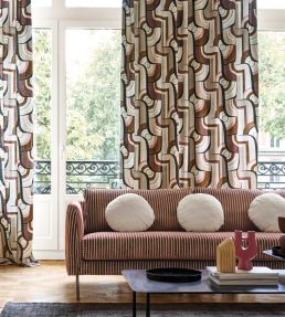 Michigan Fabric by Camengo Brume