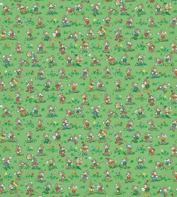 Mickey & Minnie Wallpaper by Sanderson Gumball Green