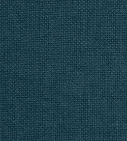 Mid Weight Plain Linen Fabric by Volga Linen Berlin Blue