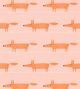 Midi Fox Wallpaper by Scion Milkshake / Rose