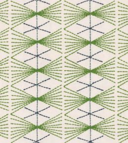 Mikado Fabric by Christopher Farr Cloth Green