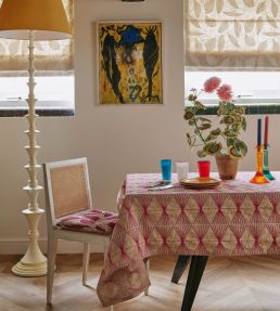 Mikado Fabric by Christopher Farr Cloth Hot Pink