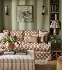 Mila Fabric by Romo Wild Rose