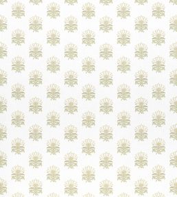 Milford Fabric by Anna French Beige and Green