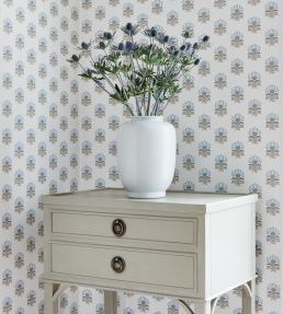 Milford Wallpaper by Anna French Blue