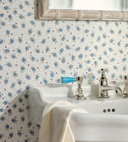 Mille Feuilles Wallpaper by DADO 01 Blue and Red
