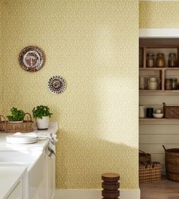 Millie Wallpaper by Jane Churchill Aqua