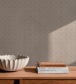 Mimbre Wallpaper by Coordonne White/Grey
