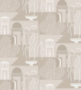 Mimi Wallpaper by Borastapeter Grey