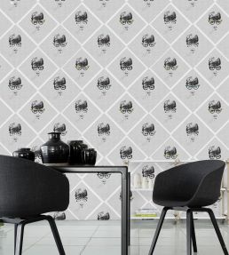 Female Illusion Wallpaper by MINDTHEGAP Mono