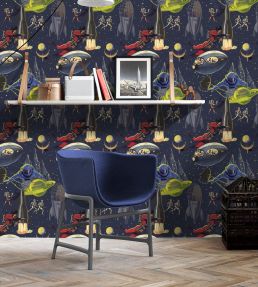 Intergalactic Wallpaper by MINDTHEGAP Blue
