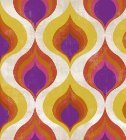 Ottoman Pattern Wallpaper by MINDTHEGAP Red