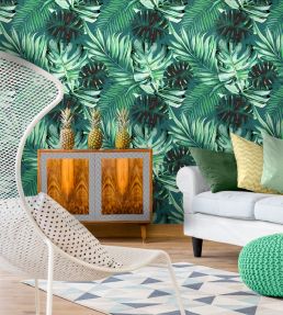 Rainforest Wallpaper by MINDTHEGAP Green