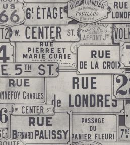 Street Signs Wallpaper by MINDTHEGAP Blue