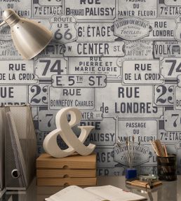 Street Signs Wallpaper by MINDTHEGAP Blue