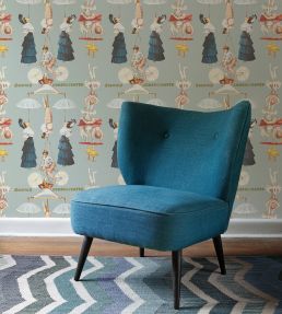 The Great Show Wallpaper by MINDTHEGAP Blue