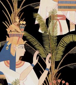 Egyptian Queens Wallpaper by MINDTHEGAP Anthracite