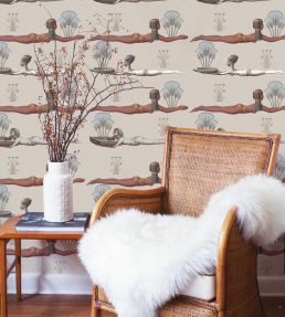 Egyptum Wallpaper by MINDTHEGAP Taupe