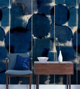Indigo Marvel Mural by MINDTHEGAP Indigo Blue