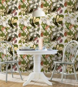 Magnolia Wallpaper by MINDTHEGAP Taupe
