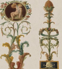 Pilasters Wallpaper by MINDTHEGAP Brown