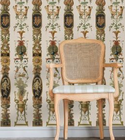 Pilasters Wallpaper by MINDTHEGAP Brown