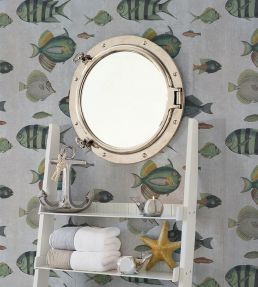 Poissons Wallpaper by MINDTHEGAP Grey