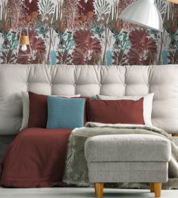 Coral Reef Wallpaper by MINDTHEGAP Blue, Red, White