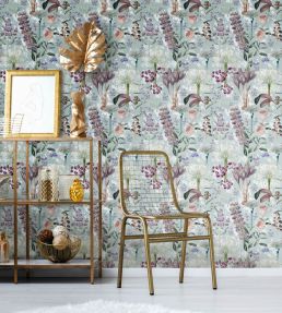 Garden Of Eden Wallpaper by MINDTHEGAP Aquamarine