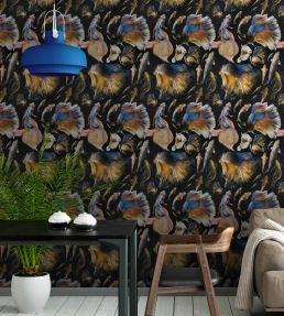 Goldfish Wallpaper by MINDTHEGAP Anthracite