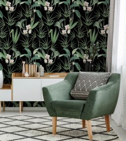 Palm Springs Wallpaper by MINDTHEGAP Anthracite