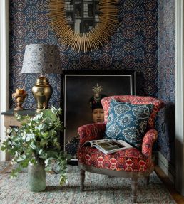 Ajrak Fabric by MINDTHEGAP Indigo
