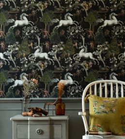 Chinoiserie Fabric by MINDTHEGAP Green
