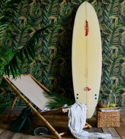 Exotic Garden Wallpaper by MINDTHEGAP Green