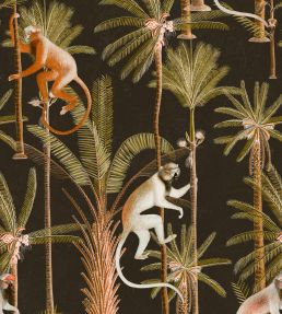 Barbados Fabric by MINDTHEGAP Black
