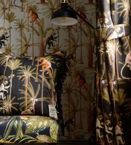 Barbados Fabric by MINDTHEGAP Black