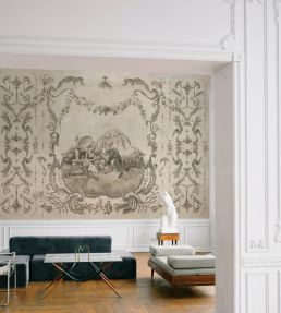 Ming Portrait Mural by Coordonne Nacre