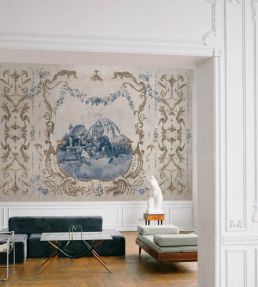 Ming Portrait Mural by Coordonne Sapphire