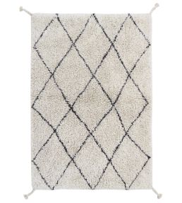 Lorena Canals Mini Bereber rug Natural/Black C-MI-BER Natural/Black