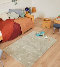 Lorena Canals Mini Dot rug Blue Sage C-MDOT-BSG Blue Sage