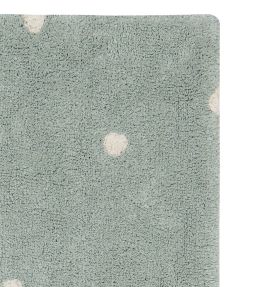 Lorena Canals Mini Dot rug Blue Sage C-MDOT-BSG Blue Sage